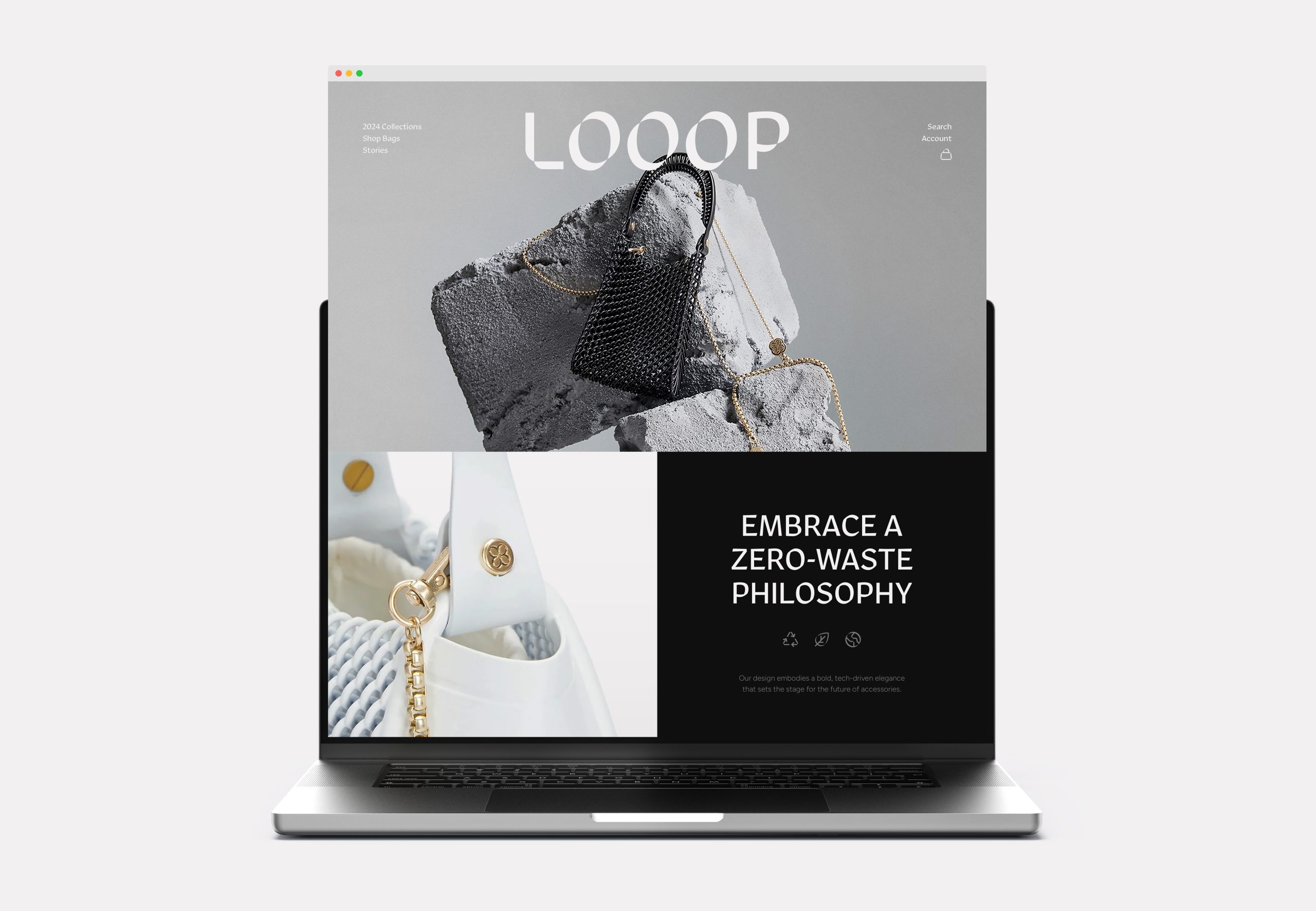 looop website design