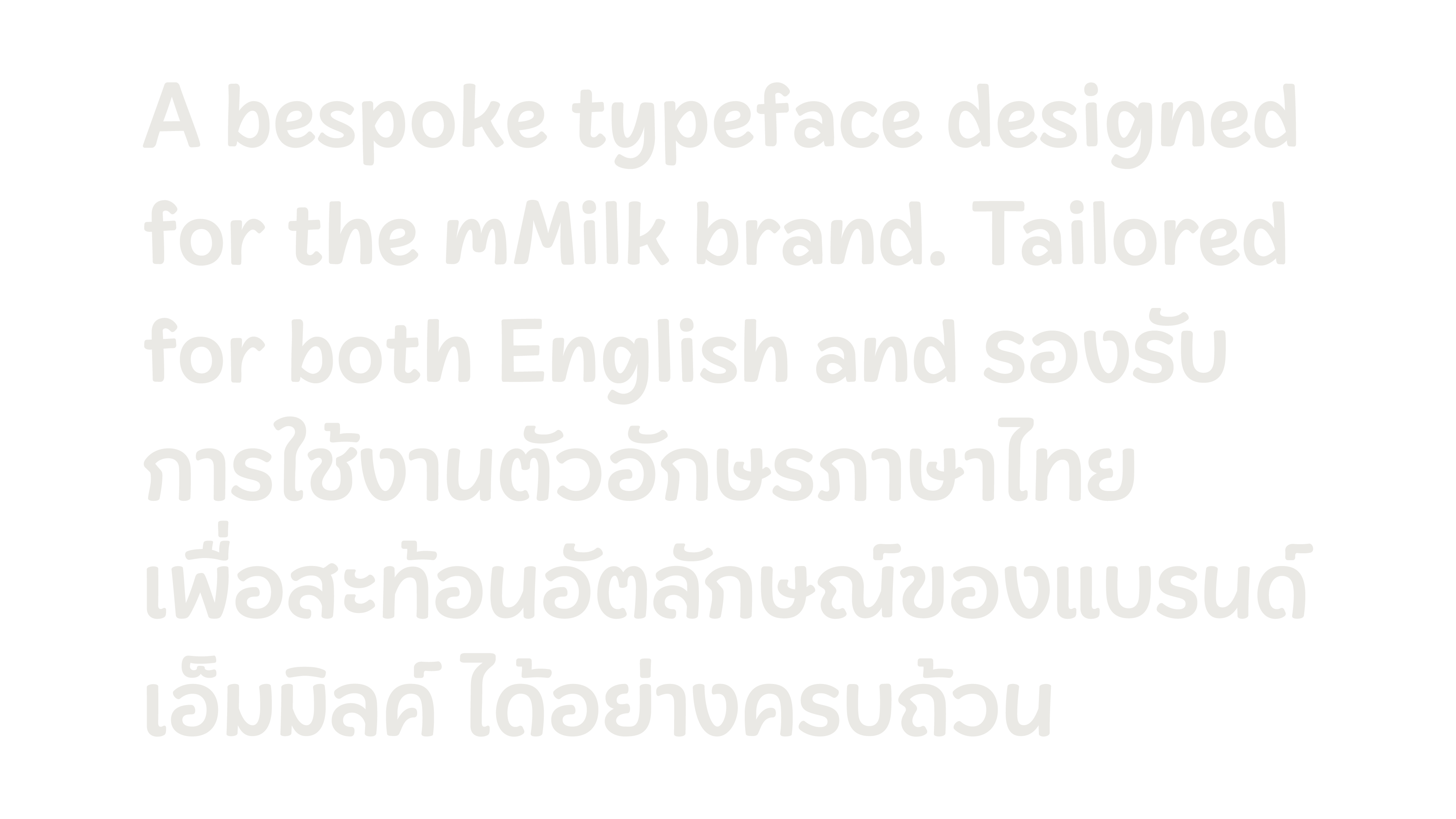 mmilk typography showcase
