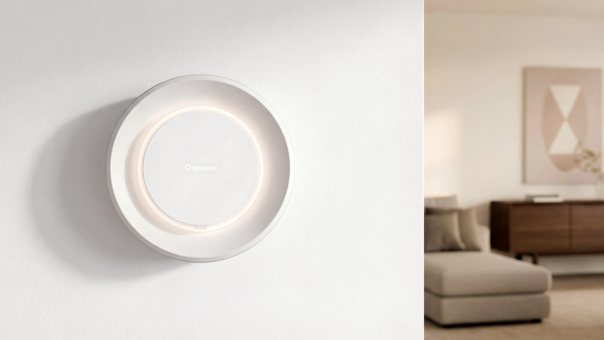 Ozoneair Purify Pro wall-mounted in interior